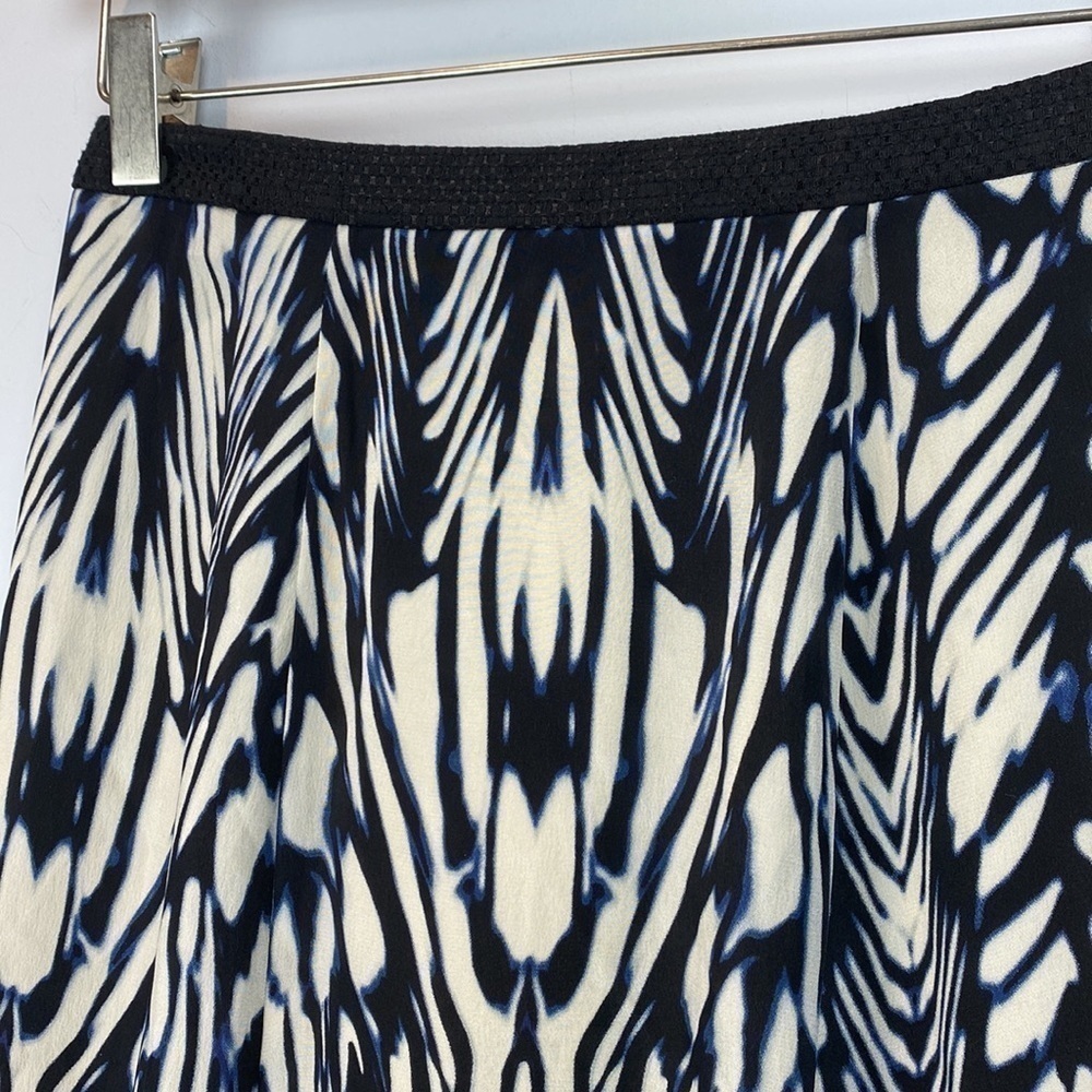 Anthro • Leifsdottir Inked Antonia Silk High Low Skirt - Picture 4 of 14